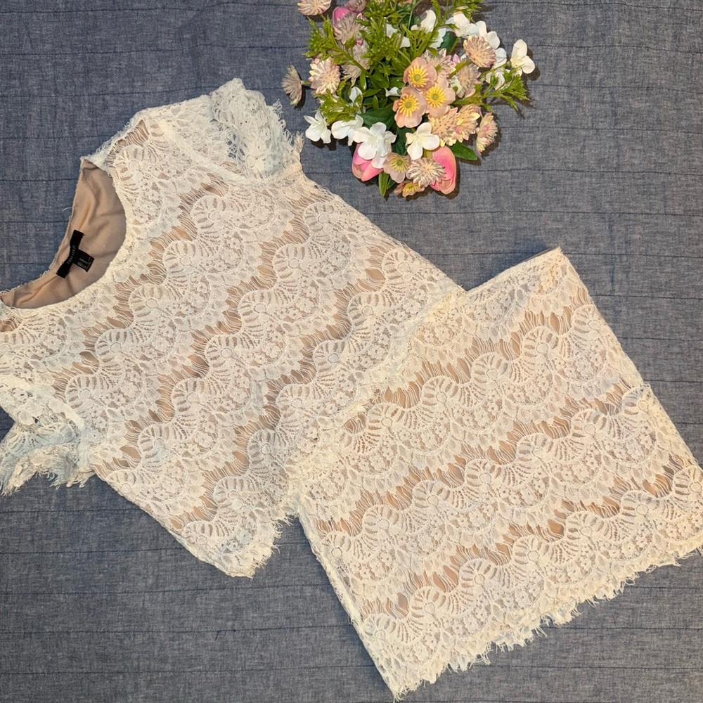 Forever 21 Lace Co-ord Set